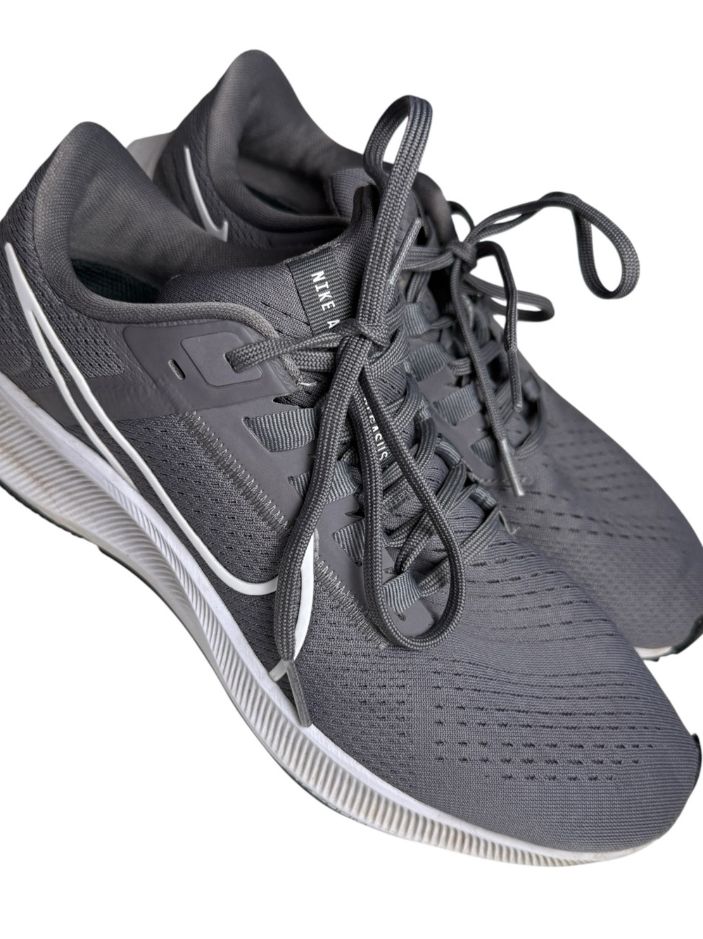 Nike Air Zoom Pegasus Shoes Womens 9 Gray Grey Running Comfort Walking Gym Jog